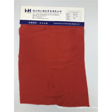 Woven  C/CU Plain Red Anti-static Fabric